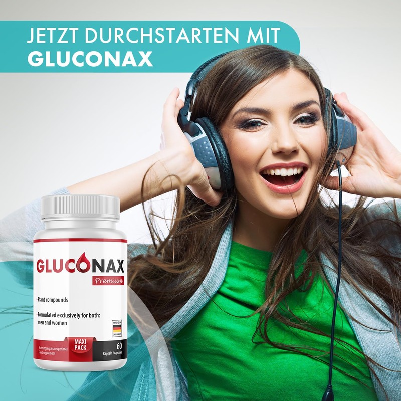 Gluconax Premium Capsules - Maxi Pack - for Men and