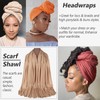 PWEOUKE 4 diademas africanas para mujer, color liso
