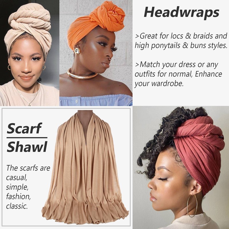 PWEOUKE 4 diademas africanas para mujer, color liso