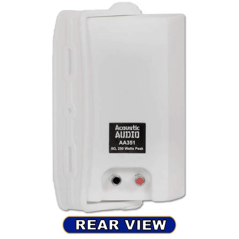 Acoustic Audio AA351W Indoor Outdoor 2 Way Speakers 1000 Watt