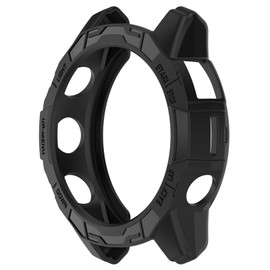 TenCloud Case Cover Compatible with Garmin Fenix 7/Fenix 7 Solar/Fenix 7 Sapphire Solar/Fenix 7 Pro Sapphire Solar 47mm Case (No Screen Protector) Intended for Garmin Fenix 7 (Black)