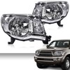 CROSSDESIGN Headlights Assembly Compatible with Toyota Tacoma 2005 2006 2007