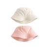 NEXT Fishing Hats 2 Pack, Ecru/Pink