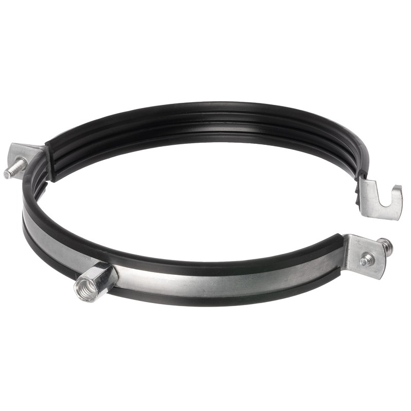 LIRAST 6.3" Pipe Hanger - Metal Duct Clamp with Rubber