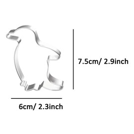 WJSYSHOP Penguin Shaped Cookie Cutter