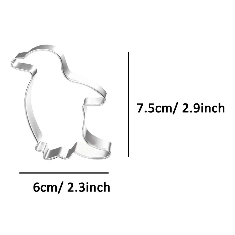 WJSYSHOP Penguin Shaped Cookie Cutter