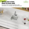 Kitchen And Bar Sink, 15x17 Inch Stainless Steel Drop In