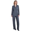 YILOTE Women's 2 Piece Suit Two Button Business Casual Office