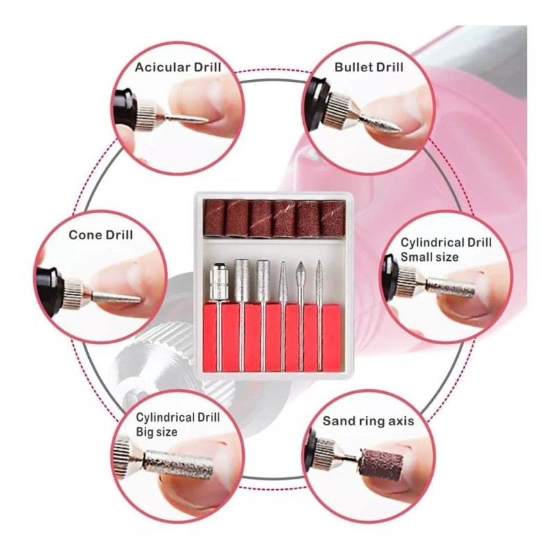 Nail Drill Herramientas De Uñas De Gel Acrílico