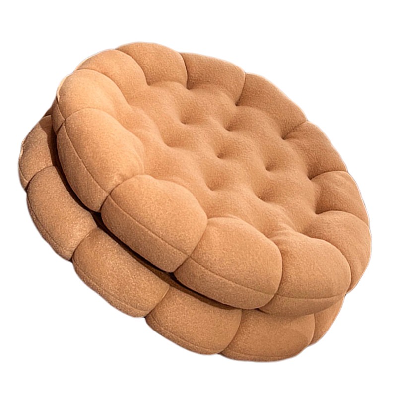 Cookie Cushion Cute Soft Breathable PP Cotton Filling Seating Cushion