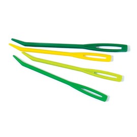 KnitPro K10900 Tapestry Needle Green, Blue, Yellow, 4 Pack (2 Small, 2 Large)