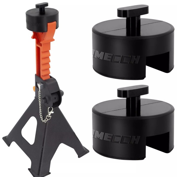 Unbranded 2x Axle Jack Stand Adapter Pad Jacking Lift Pucks