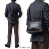 Double BZN-7026 Men's Shoulder Bag, Genuine Leather, B5 Storage, Cowhide