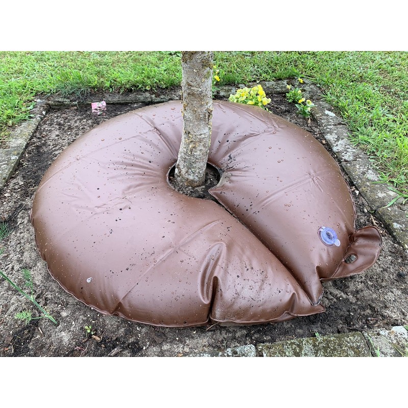 GARDINGER Watering Ring Brown 55 L Drip Irrigation Watering Bag