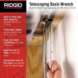 RIDGID Rigid 1017 Base Wrench 31175