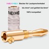 NEXMEX Banana Plugs Set of 4 Connectors 24K Gold-Plated for