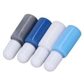 Tnfeeon 4 Colours Epoxy Resin Pigment, Highly Transparent Epoxy Colour Pigment Tint, UV Epoxy Resin Colour Pigment for DIY Jewellery Making (Set 6 Navy, Grey, White, Light Blue)