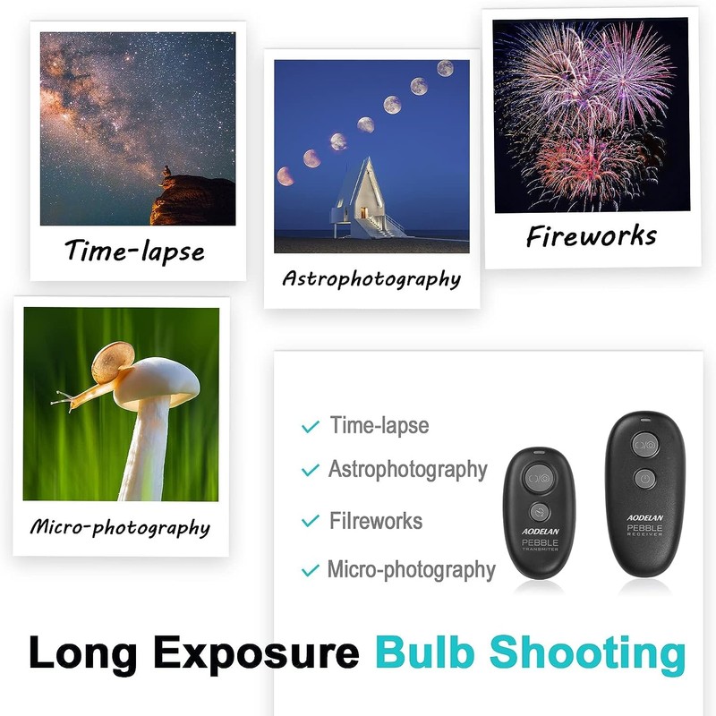 Hanpusen Remote Shutter Release for Canon, Camera Remote Control for