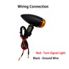 DREAMIZER 4pcs Motorcycle Indicator Light Front Rear Ball Shape Indicator