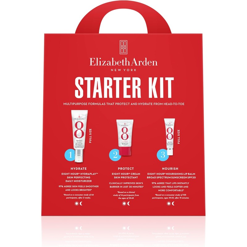 Kit de inicio hidratante 8 h de 3 piezas –