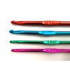 4 pcs Multicolor Aluminum Crochet Hooks: Size 4mm, 4.5mm, 5mm