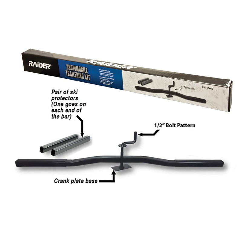 Raider SP-315 Deluxe 1/2" Snowmobile Trailer Tie Down Secure Kit