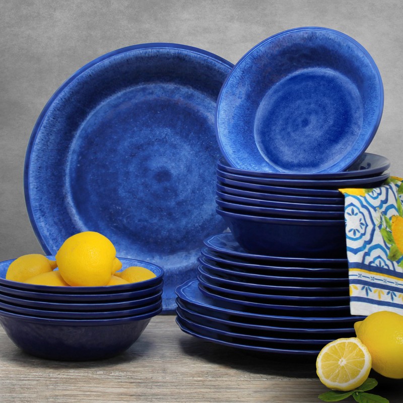 Le Cadeaux Luxury Melamine Dinner Plate 11 inch, Set of