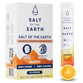 Salt of the Earth Electrolito premium sin azúcar - Elaborado con sal rosa del Himalaya - Sobres de polvo hidratante  Ingredientes premium  Apto para  