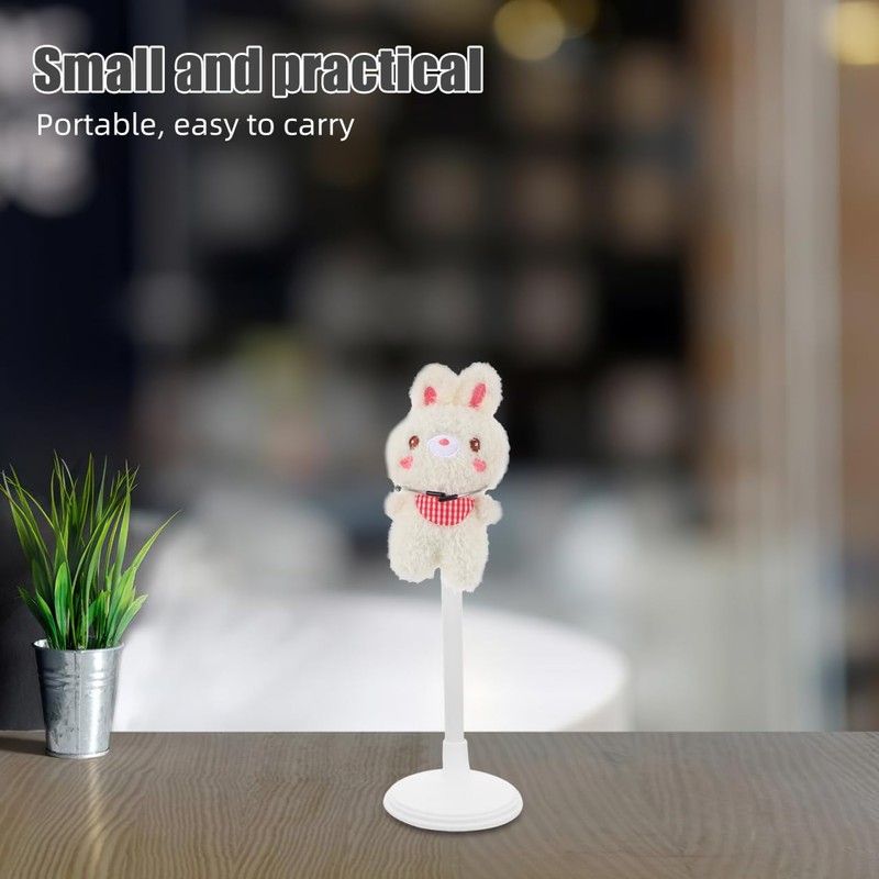 DOITOOL White Adjustable Doll Stands for 8 to 12 Inch