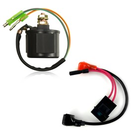 Starter Relay Solenoid Positive Side Battery Cable for Honda Sportrax 400 TRX400EX 1999-2004 TRX400 400EX 32401-HN1-010 35850-HM3-000