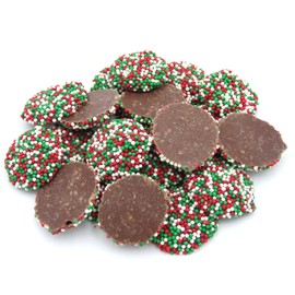 Beulah's Christmas Nonpareils, 5 Pound Package, 600 Pieces of Candy