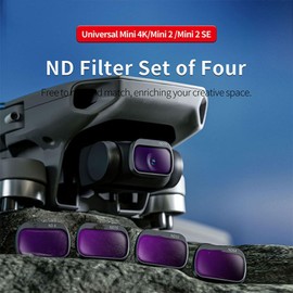 Generic ND Lens Filter Set Compatible for DJI Mini 4K/Mini 2 SE/Mini 2 Drone Accessories,ND8/ND16/ND32/ND64 Filters Multi Coated Filters Camera Lens