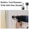 Rubber Hammer with SDS Plus Handle, Electric Hammer for Tiler,