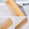 ONEBO Set of 3 combs in original wood colour, bamboo