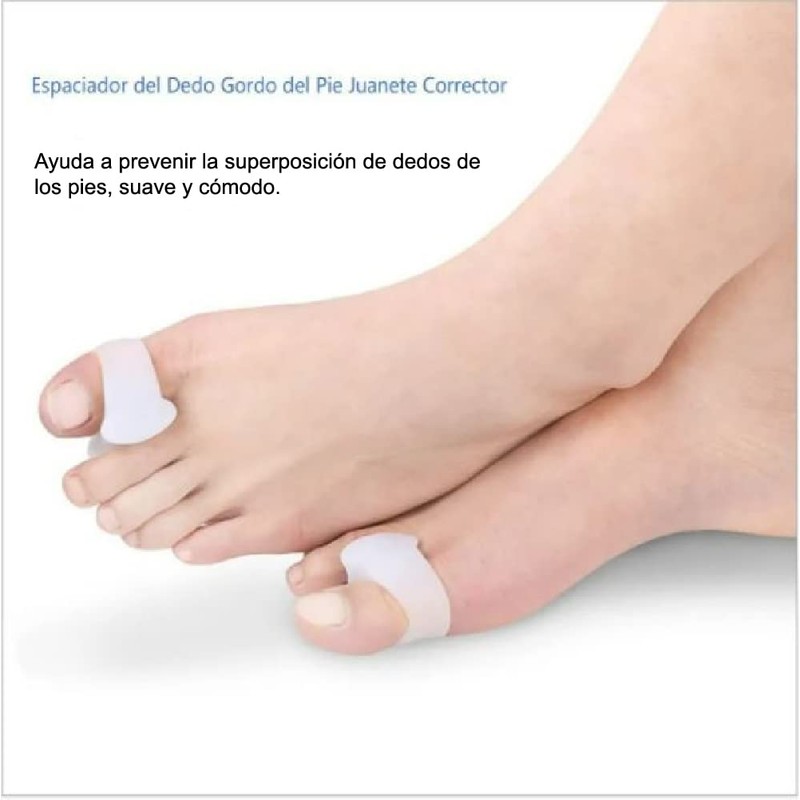 MADIOLA Set de Separadores de Dedos de Pie. Protectores de