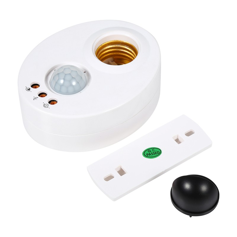 E27 Human Body Induction Automatic IR Infrared Sensor Light Socket