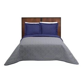 Elefantito Edredon King Size Ligero Capitonado Palermo 2 Vistas