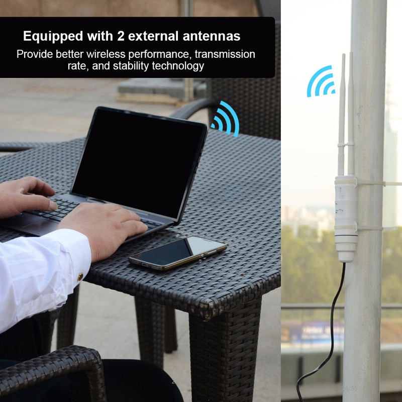 AC600 Outdoor Wifi Repeater AP Dual Band High Power Extender