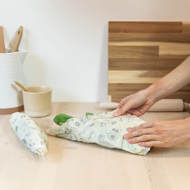 Abeego, The Original Beeswax Food Storage Wrap - Set of