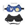 CHEERYMAGIC Kids Sleep Mask, Childrens Eye Mask with Space Designs,