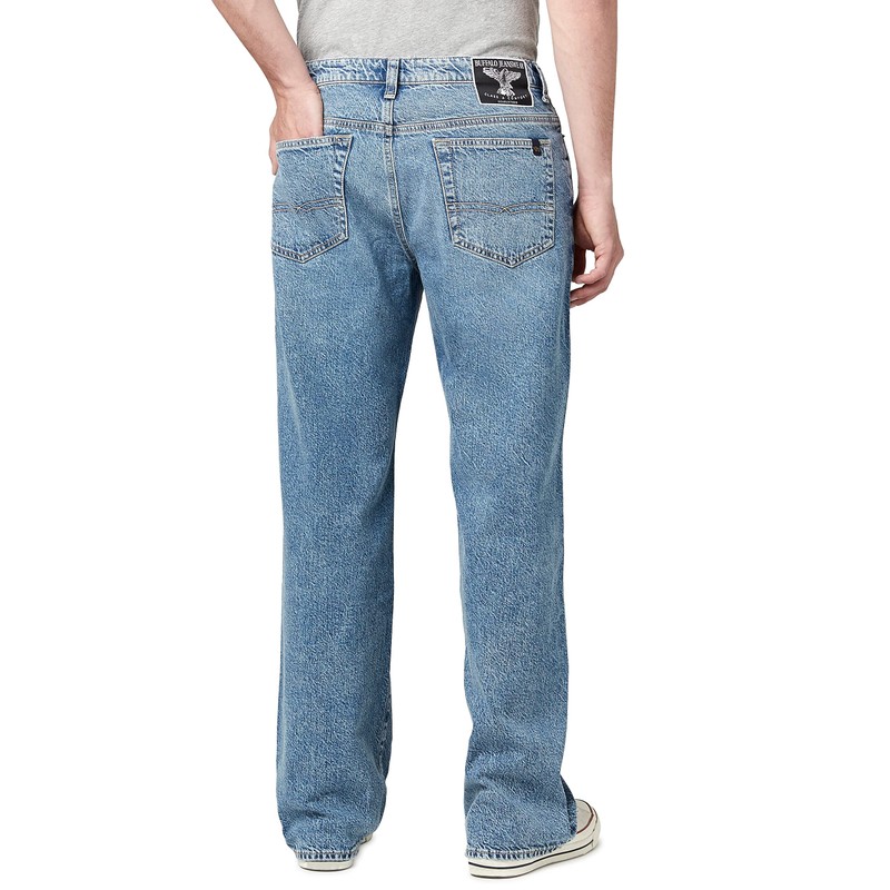 Buffalo David Bitton Men's Loose FIT MATT, Indigo, 34 x