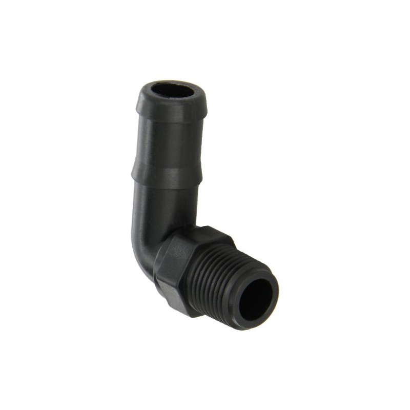 Banjo HB050/075-90 Polypropylene Hose Fitting, 90 Degree Elbow, 1/2" NPT
