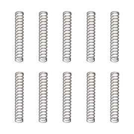 DTGN 0.5x5x30mm(DxODxL) Compression Spring - 30Pack - Good for Machinery - Spring Steel Extension Spring - Gray