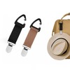 GOEDEKE 2Pcs Hat Clips for Travel on Bag, Hat Bag