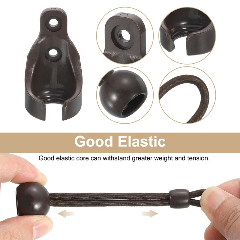 sourcing map 10Set Universal Sun Shade Replacement Parts, Bungee Tie