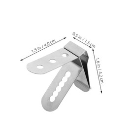 STOBOK Grill Probe Clip 5pcs Thermometer Holder Clip for Kitchen BBQ Candy Milk Tea Cup Temperature Reading Tool