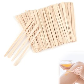 200 Stück Holzspatel, Mundspatel Holz, Holzstäbchen, Einmalig Spatel Holz, Unverzichtbares Zubehör Für Make-Up Und Gesichtsmasken, Zum Waxing, Zur Haarentfernung Oder Für Holzarbeiten