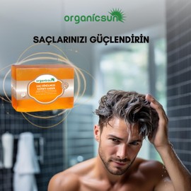 Organicsun Doğal Saç Dökülmesi Karşıtı Sabun 140 Gr Tüm Saç Tipleri İçin Kepek Karşıtı