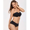 Delimira Women's Strapless Bra Underwire Non Padded Minimiser Plus Size