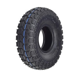 4.10/3.50-4 Tire and Tube Set with Knobby Tread for Scooters and Mini ATVs